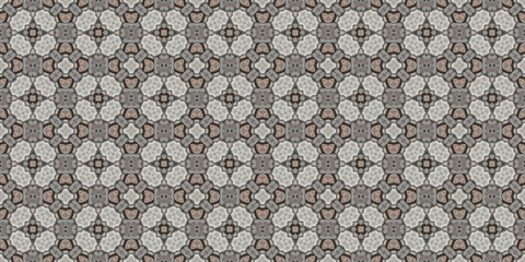 Seamless abstract pattern. Symmetrical texture. Kaleidoscope