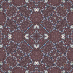 Seamless abstract pattern. Symmetrical texture. Kaleidoscope