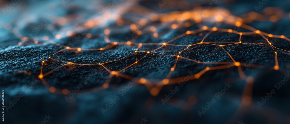 Aufkleber Resilient Grid Dynamics Quantum Interconnectivity Visualization of Adaptive Energy Networks with AI-Driven Infrastructure Optimization Breakthrough