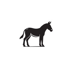 Fototapeta premium donkey vector illustration