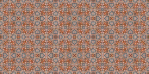 Seamless abstract pattern. Symmetrical texture. Kaleidoscope
