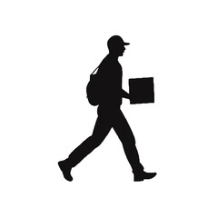 delivery  silhouette