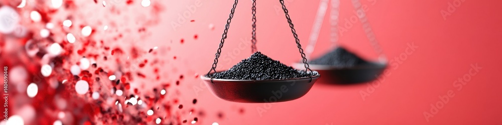 Aufkleber Cutting-Edge AI Ethics Visualization Digital Balance Scale Regulatory Compliance and Technological Governance in Precision Minimalist Design