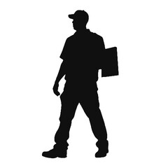 delivery  silhouette