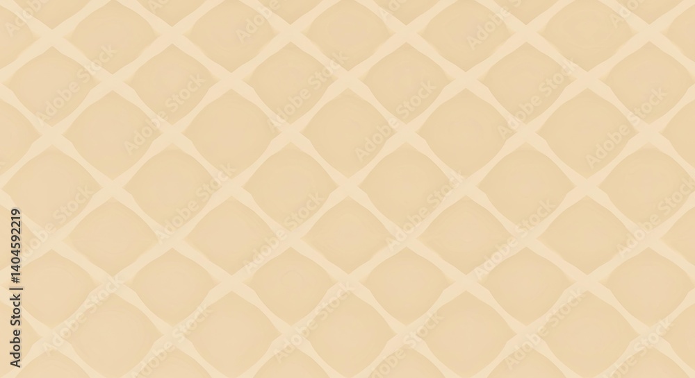 Poster soft beige geometric lattice background subtle interwoven pattern elegant neutral minimalist texture