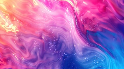 Abstract Swirling Colors