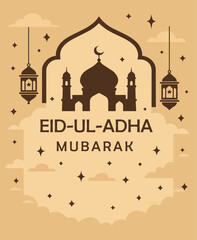 Fototapeta premium EID AL ADHA VECTOR DESIGN