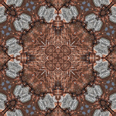 Seamless square pattern. Abstract texture background.