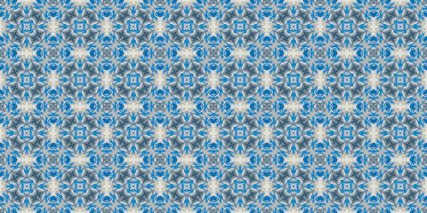 Seamless abstract pattern. Symmetrical texture. Kaleidoscope
