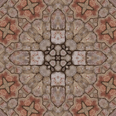 Seamless square pattern. Abstract texture background.