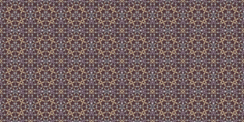 Seamless abstract pattern. Symmetrical texture. Kaleidoscope