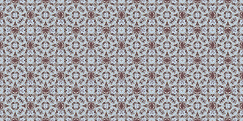 Seamless abstract pattern. Symmetrical texture. Kaleidoscope