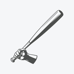 Baseball Bat Icon Vector