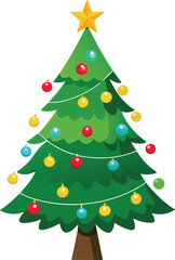 Christmas Tree with Lights