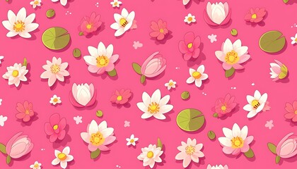 Floral Pattern Background (5)