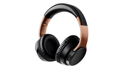 Stylish wireless headphones with comfortable ear cushions and elegant wooden accents for premium audio experience