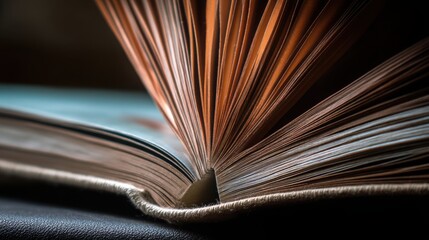 Open notebook radiating clarity with bright light symbolizing inspiration and creativity in a learning environment