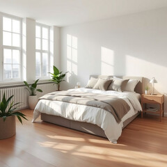 modern luxury bedroom interior