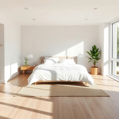 modern luxury bedroom interior