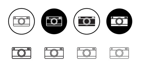 camera icon Flat line symbol