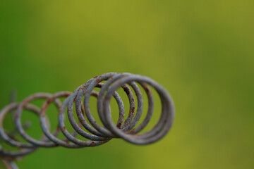 Détail d'un vieux ressort