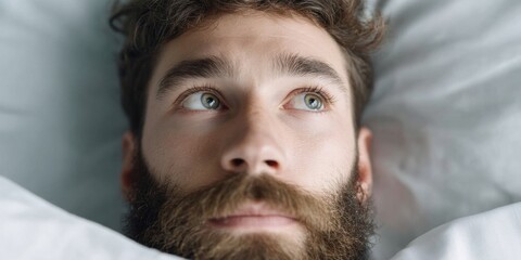 Sleepless Narratives Gen Z Wellness Insight - National Stop Snoring Week Minimalist Portrait of Urban Insomnia Resilience for Mental Health Awareness