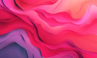 Fototapeta premium Abstract Pink Purple Fluid Wave Background Design Modern Gradient Swirls Elegant Smooth Texture Digital Art Vibrant Color Palette Artistic 