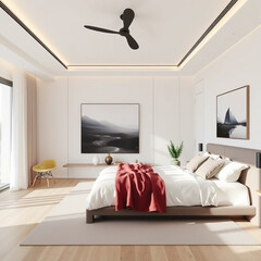 modern bedroom interior