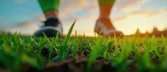 Dynamic Sports Performance International Jugglers Day Meets Athletic Innovation - Low-Angle Grass Texture Revealing Peak Training Momentum for Gen Z Fitness Enthusiasts