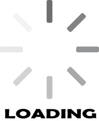 Loading page and loading message