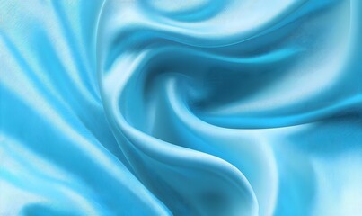 Obraz premium Abstract Blue Silk Drape