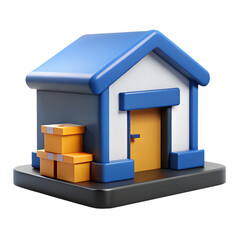 Residential property sale vector icon illustration: new house and money, coins on the bank