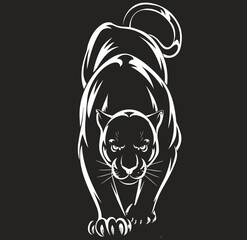Vector illustration of a Tiger