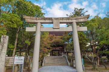 福岡 香椎宮 参道の三の鳥居