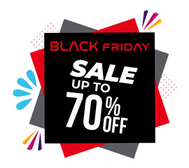 Black Friday Sales Promotion, stickers, clip art images, social media share, poster65.ai