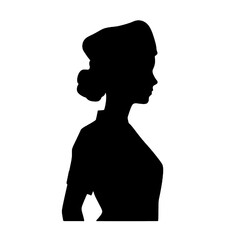 a nurse silhouette   