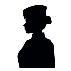 a nurse silhouette   
