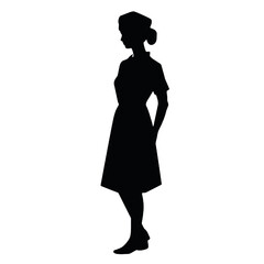 a nurse silhouette   