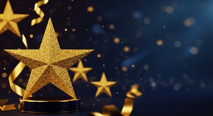 Fototapeta premium Golden Hour Glory AI Generated