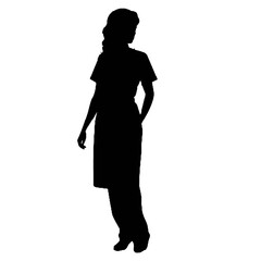 a nurse silhouette   