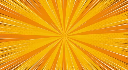 Obraz premium Sunburst Radiance AI Generated