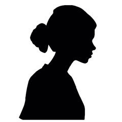 Silhouette einer Krankenschwester