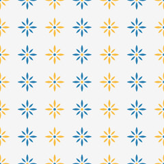 Floral seamless wallpaper tile. Abstract flower geometry design seamless pattern ornament for textile, wallpapers, cards, stationery, phone cases, paper gifts, and wrapping.