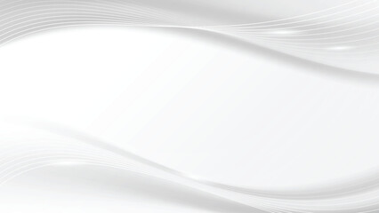 white luxury background abstract wave shape business banner premium style