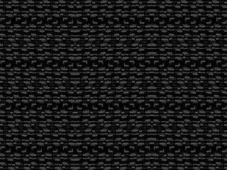 Black metal texture steel background. Perforated metal sheet.