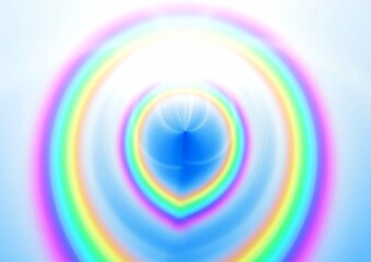 抽象的な虹と光の背景
