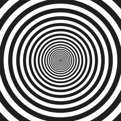 Abstract Optical Illusion Art Pattern with Geometric Squares