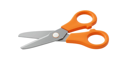Isolated Orange Scissors