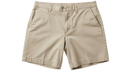 Isolated khaki shorts