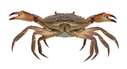 Isolated Brown Crab